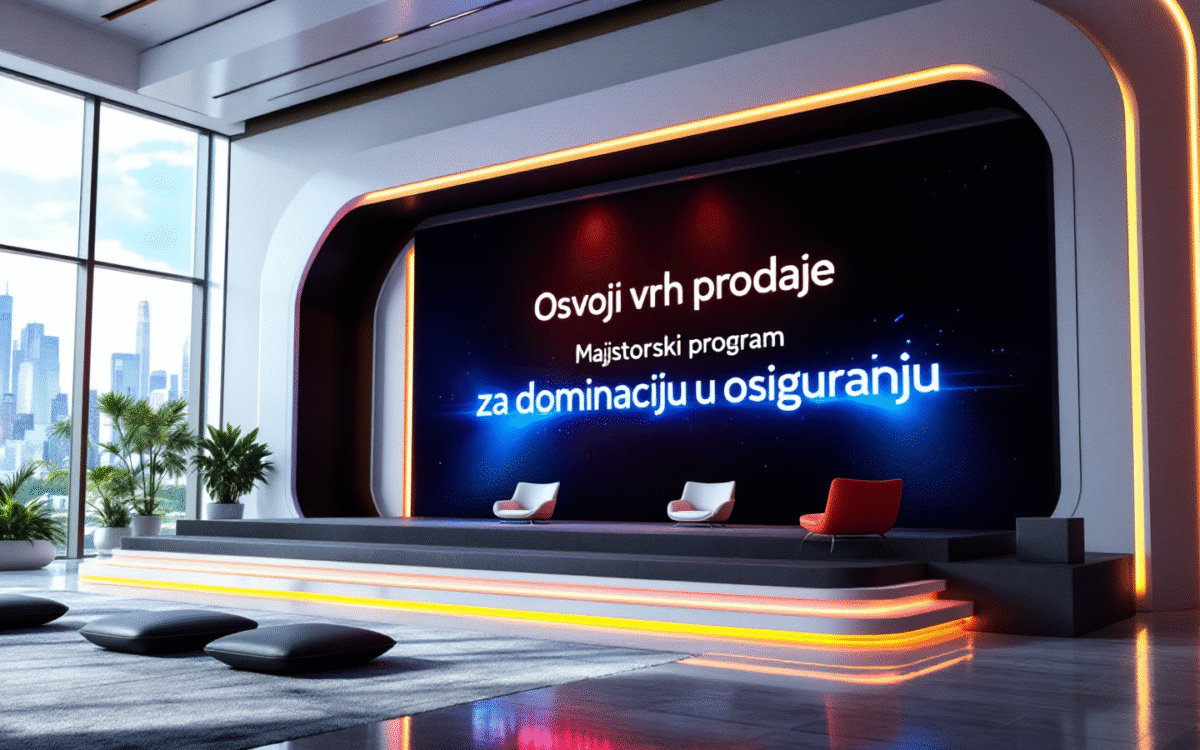 Osvoji vrh prodaje: Majstorski program za dominaciju u osiguranju